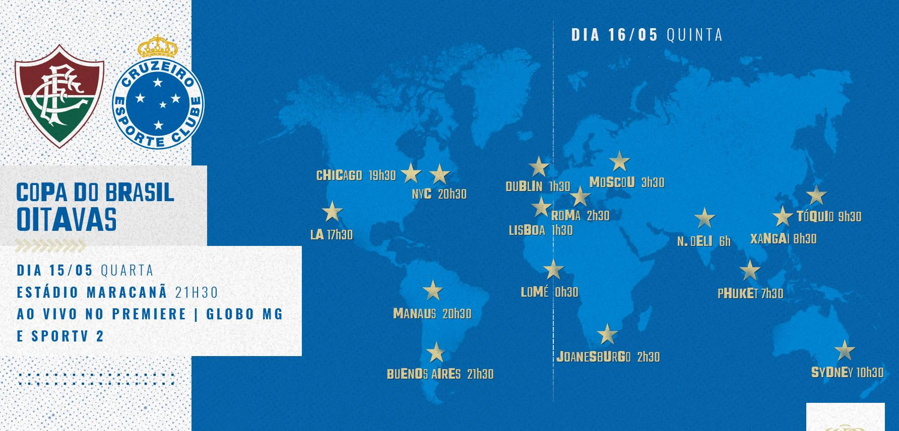 horários do jogo fluminense x Cruzeiro ao vivo pelo mundo